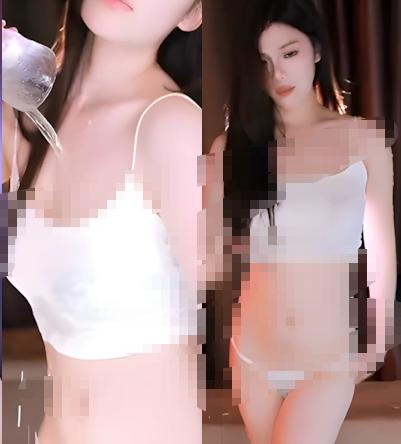 虎牙直播环星小梦定制舞蹈，3分58秒湿身镜头短片记录