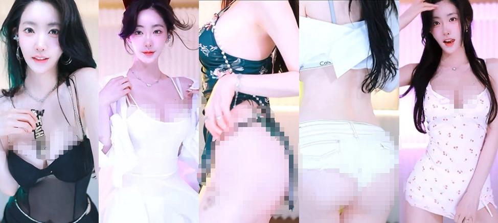 蔡时雅7月直播舞蹈回看:Sooplive暖光房间里的39段状态变化