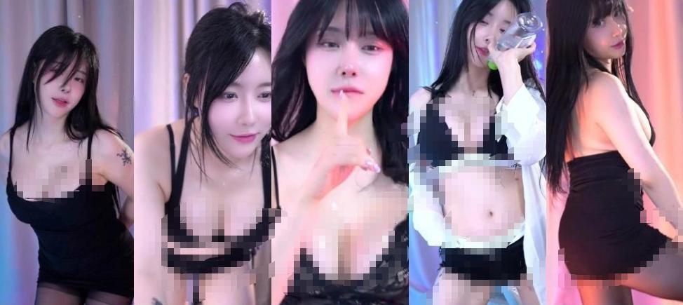뉴나랑 narang_421的Twitch 20段回看,粉紫灯光里的直播舞蹈记录