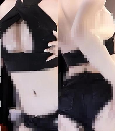 斗鱼直播艺瑟妃定制舞蹈短片,6分02秒粉黑双造型版本很少见