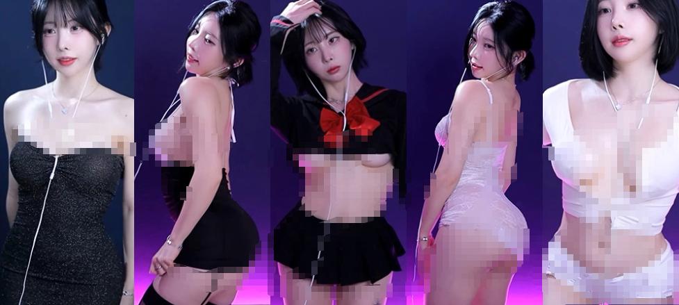 金牛奶(milkkim123)2025年12月Sooplive舞蹈剪辑,63段韩国BJ直播片段记录
