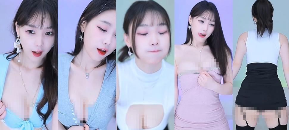 孝卡Sooplive这21段精选,浅蓝灯光里多了点轻快直播感