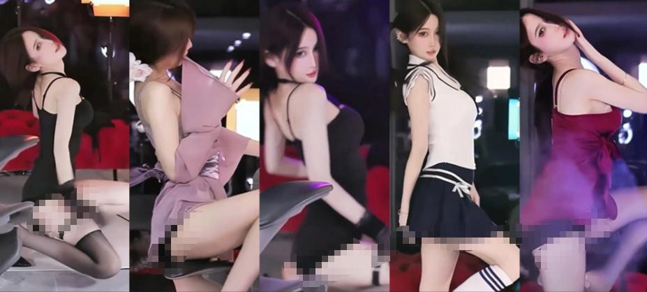 斗鱼直播亦亦精选热舞,7段红黑穿搭画面更直观