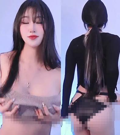 PandaTV ujjuluv精选舞蹈剪辑，牛仔短裤和制服风镜头很有韩系直播感
