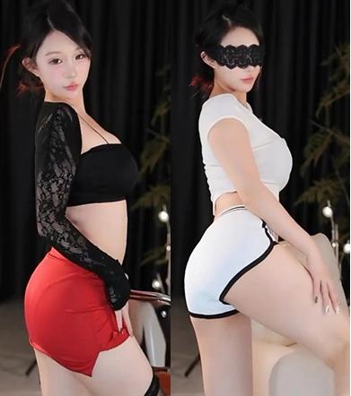 果酱包/夏子依虎牙热舞5段,豹纹与黑白造型够辣