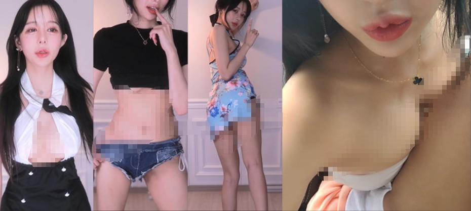 特楚伊Sooplive精选热舞,23段韩国BJ直播舞蹈镜头更偏近景互动感