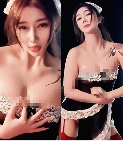 漂漂直播汐汐酱高级定制热舞,3分58秒女仆造型很亮眼