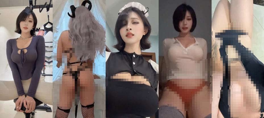 抖音鹅鹅定制舞蹈,16段短发好身材穿搭镜头很抓眼