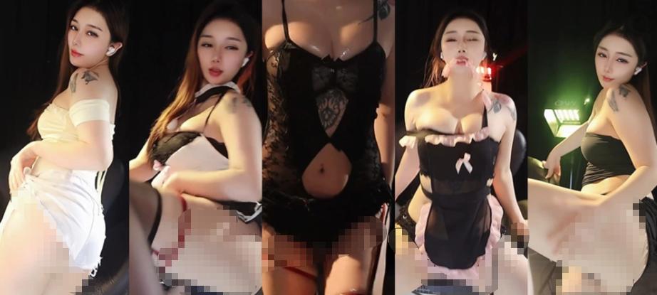 漂漂直播汐汐酱精选舞蹈合集,20段黑白紫造型够大胆