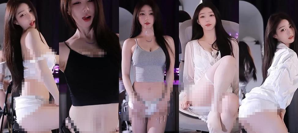 斗鱼惹妹小号12段直播舞蹈,白色外搭串起多段暗调画面