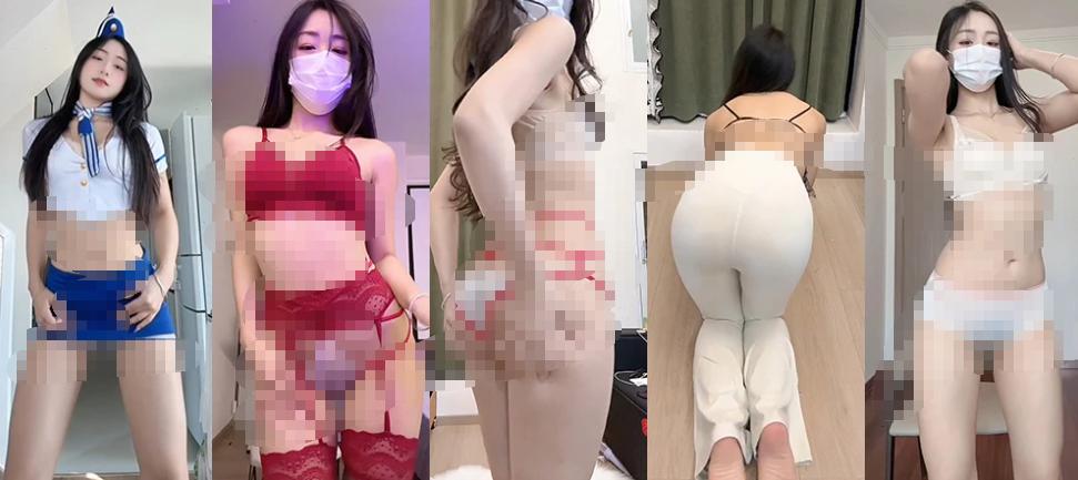 快手小绵羊定制短视频,制服造型和居家贴身镜头切换很明显