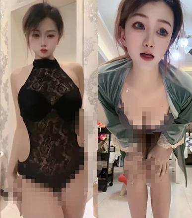 抖音肉肉爱吃鱼3段定制短片,红色国风造型和黑色连体装很有看头