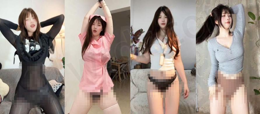 B站甜子兔哟舰长向舞蹈片段,17段居家换装镜头整理