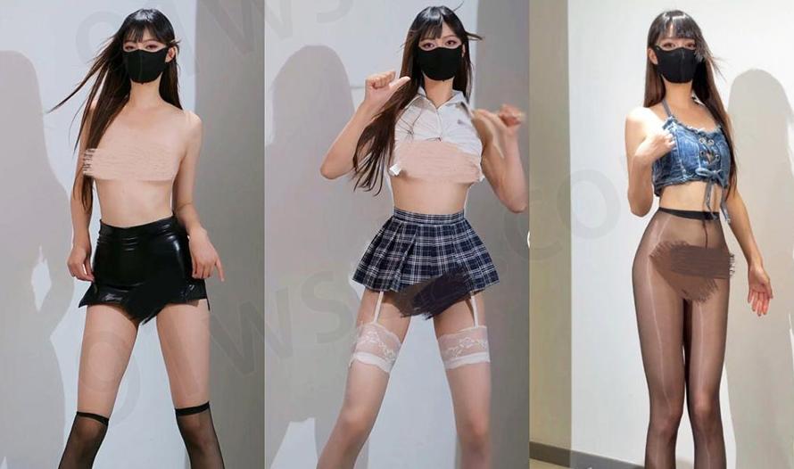 推特桥本玲奈6月末会员舞蹈精选,黑口罩造型下的9段短视频记录
