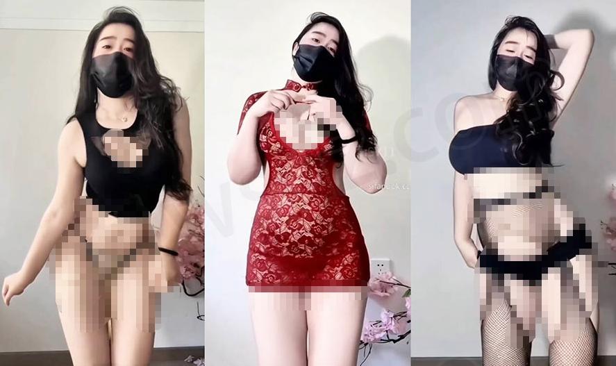抖音小闹崽9段舞蹈短片,红黑造型一段接一段
