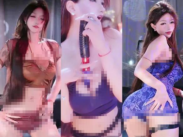 VV星球捏捏小Y脸热舞合集二,16段造型在蓝紫灯光下各有侧重