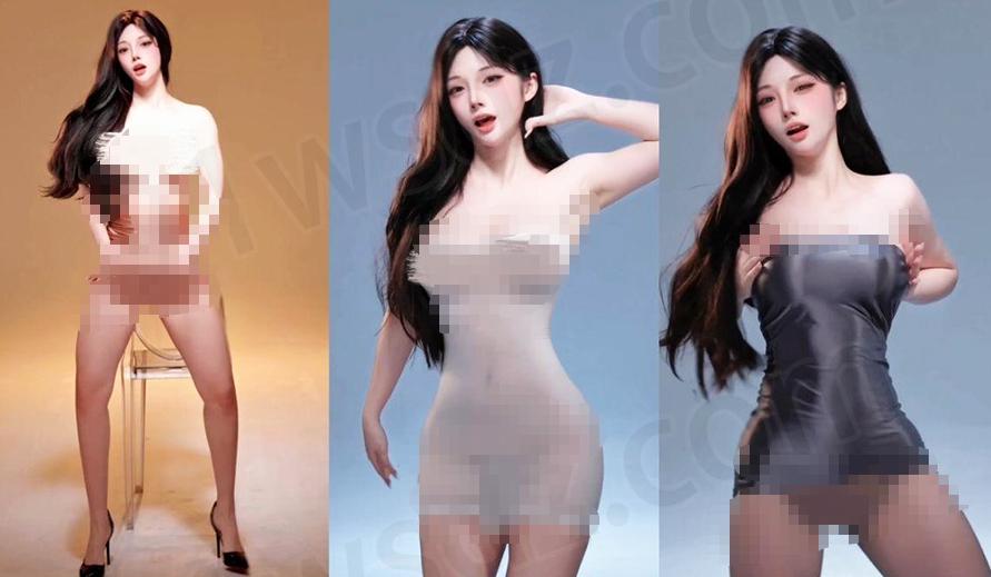 推特姝姬娘娘8月23日舞蹈更新,5段棚拍在冷暖背景间切换