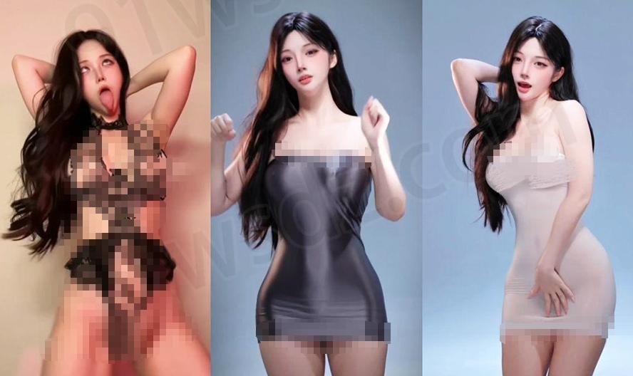 推特姝姬娘娘8月23日舞蹈更新,5段棚拍在冷暖背景间切换