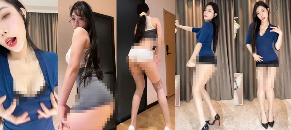 抖音圈圈吖5段直播热舞,多套造型下的无水画面