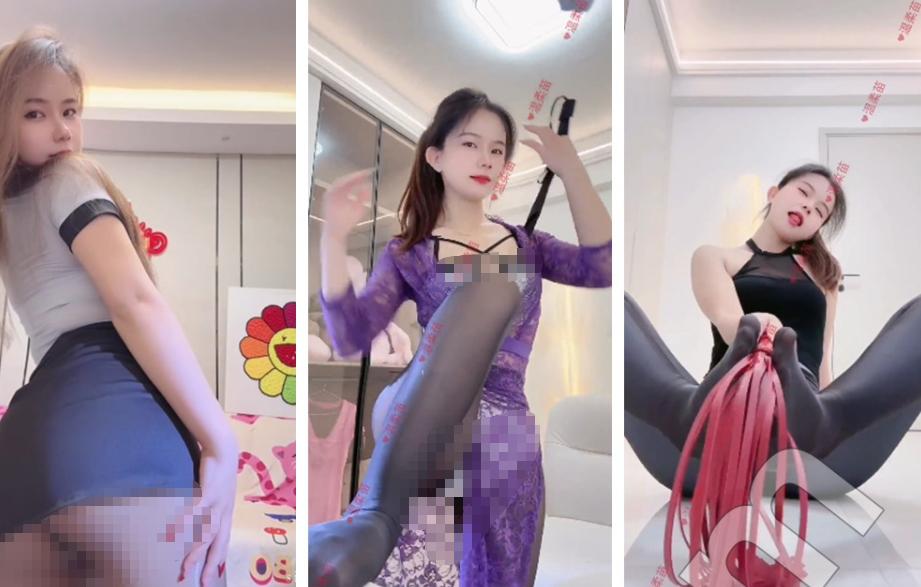 快手苗老师11段居家舞蹈,低机位与多套造型带出强烈镜头感