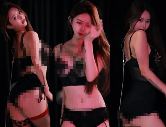 斗鱼惹妹小号40段直播舞蹈,冷暖灯光串起多套造型变化