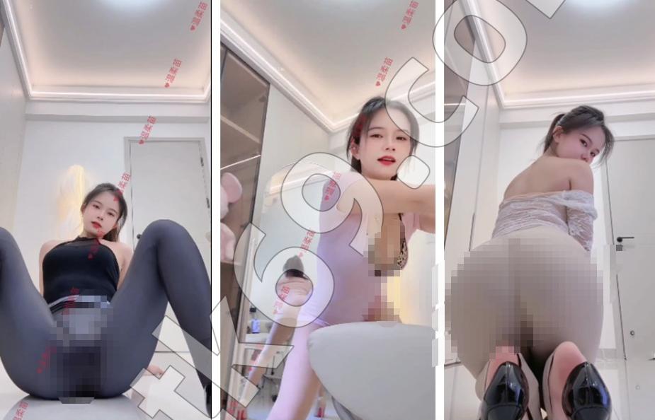 快手苗老师11段居家舞蹈,低机位与多套造型带出强烈镜头感