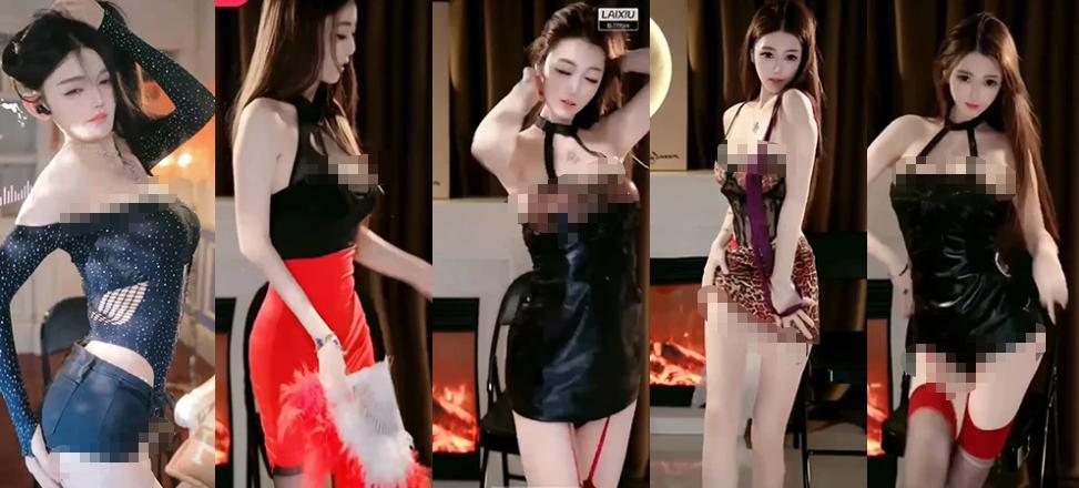 来秀迪娜baby舞蹈合集四,壁炉暖光中的复古装扮