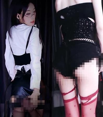 VV星球小耶热舞合集，眼镜造型下的侧身回眸