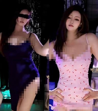 来秀陈欣然直播热舞合集,彩色灯光下的抬臂舞姿