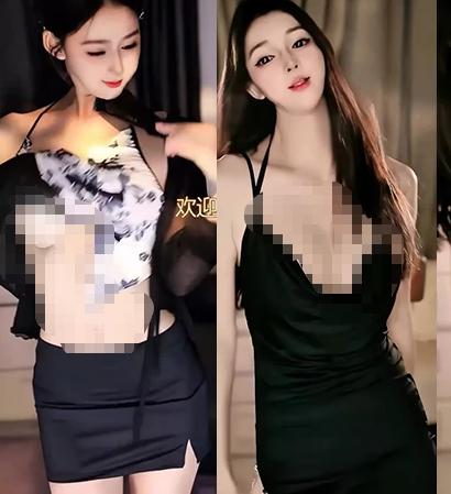 来秀汪盼盼热舞剪辑，印花与纯黑造型各有看点