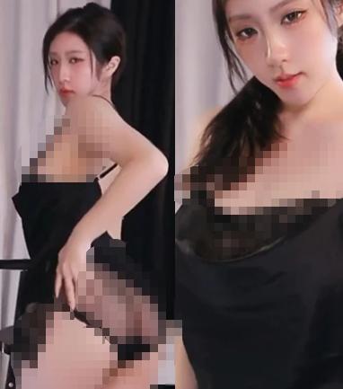 斗鱼十二Fairy+小橙子舞蹈片段整理,黑白造型下的直播镜头氛围
