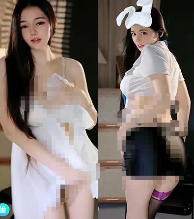 来秀热舞奶芙/电臀奶油米：兔耳帽与蓝领巾造型热舞精选