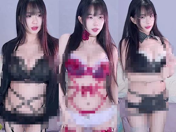 韩国梓澪與村長Twitch直播2026年8—9月舞蹈合集,多套造型下的室内镜头