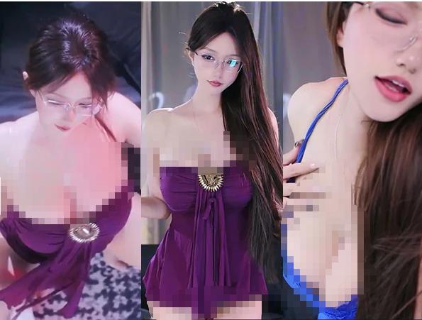 VV星球捏捏小Y脸热舞合辑九：紫蓝造型与多景别呈现